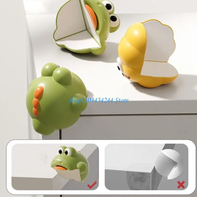 4 unidades protetores canto segurança para bebê desenho animado fofo almofadas amortecedores PVC macio para