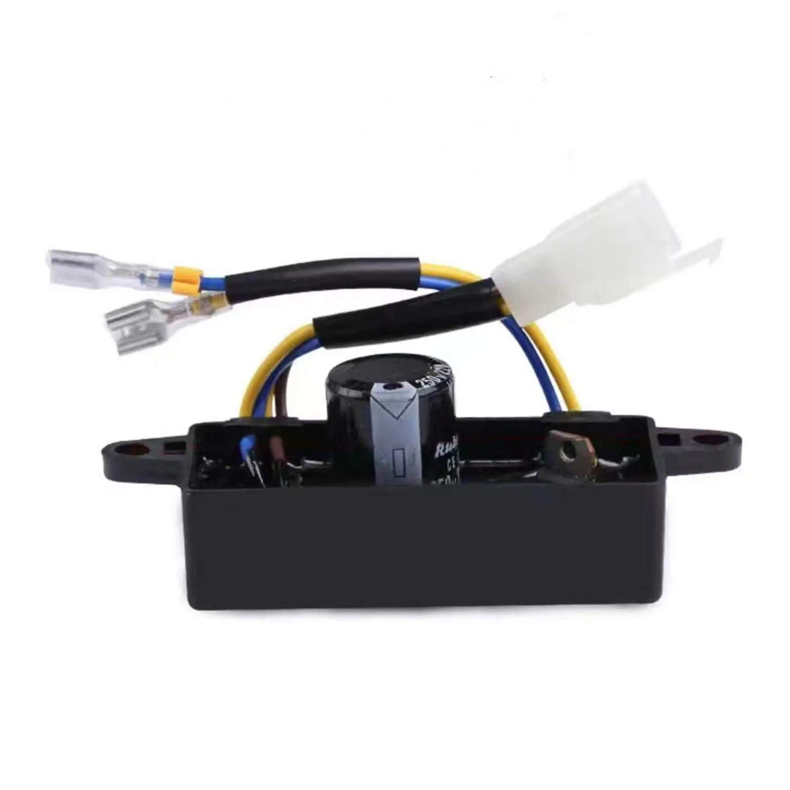Black Plastic Voltage Regulator Stabilizer for Generator Power Output Easy Install for 168 170F Engine 3.5KW