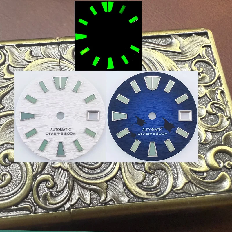 

Mod Customized 29mm Green Luminous Dial NH35 Watch Dial Fit For NH35 NH36 Movement 29mm Watch Faces Dial Watch parts