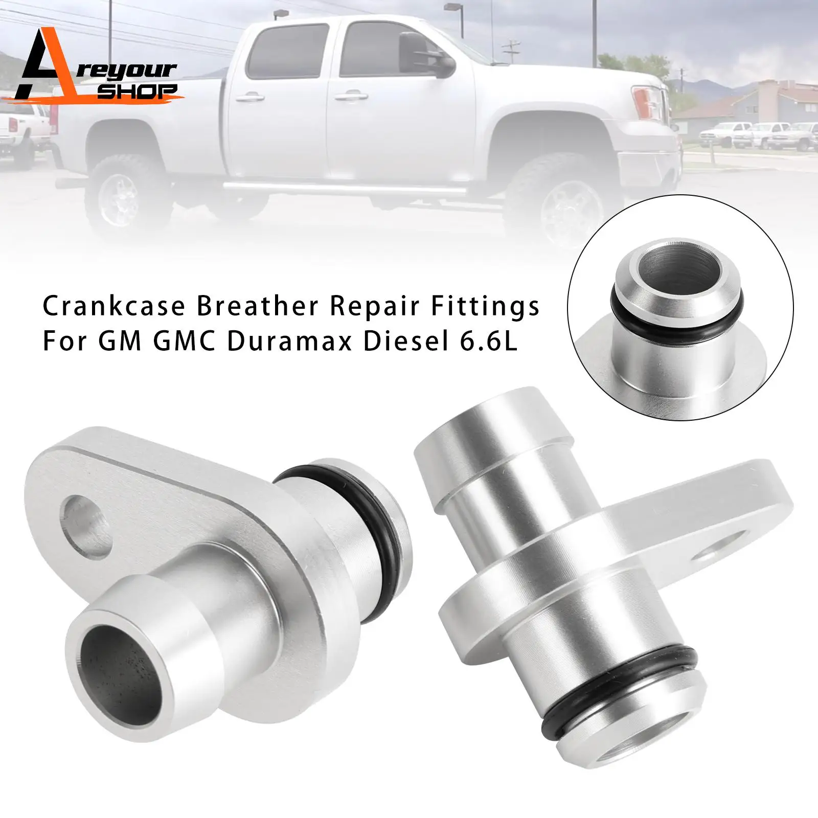 

Crankcase Breather Repair Fittings for GM GMC Duramax Diesel 6.6L