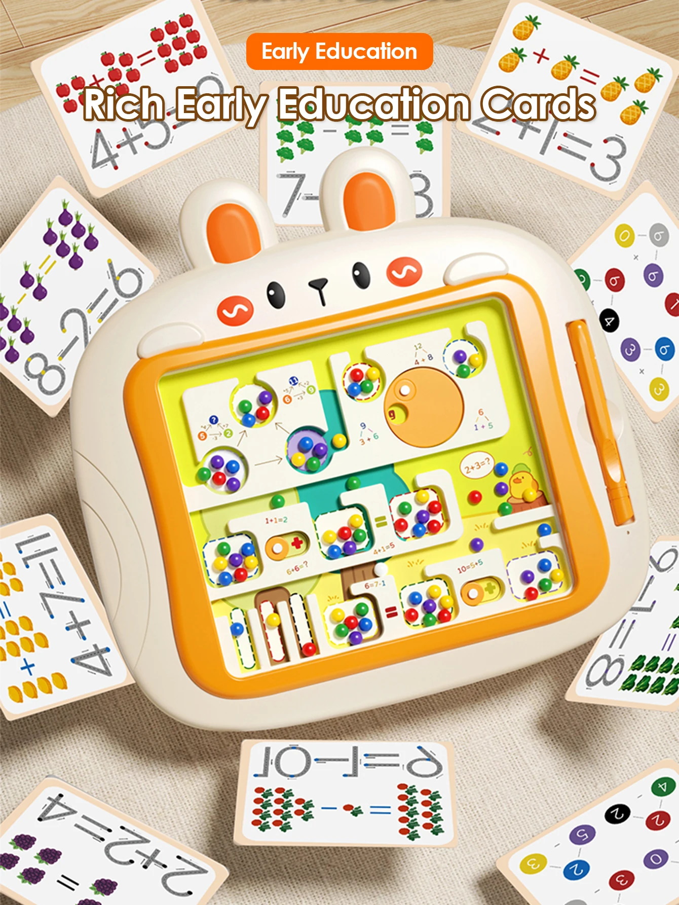 لوحة رسم مغناطيسية للأطفال ، لغز ، لعبة ، لون ، متاهة ، التعرف ، الرقم ، التعرف ، المنطق ، التمرين ، 1 #3