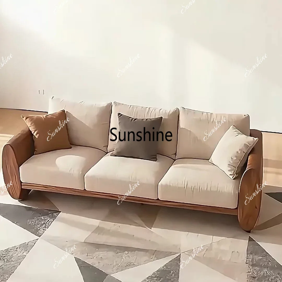 New Chinese modern simple living room small apartment household sofa
