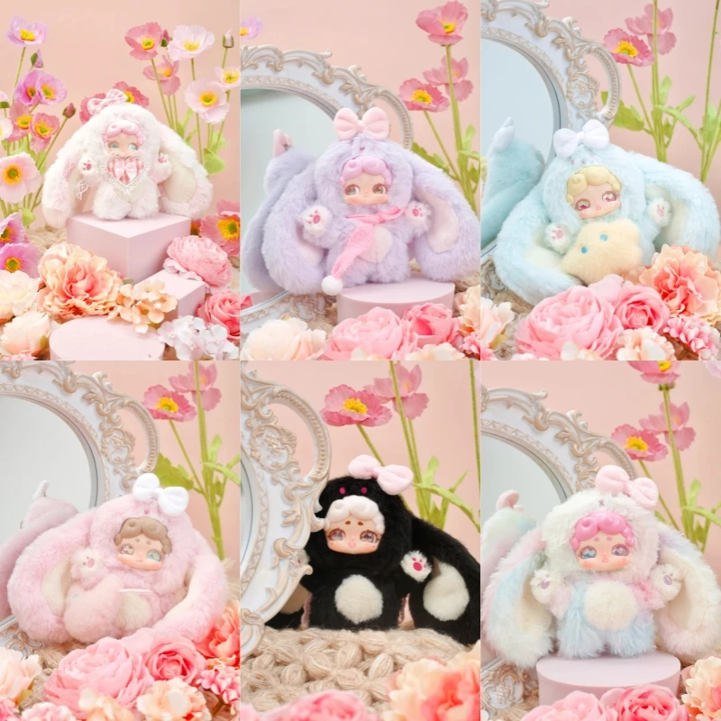 

Authentic Lucky Deer Nai Goodnight Rabbit Plush Blind Box Cute Doll Collectible Figures Trendy Hanging Decorations Birthday Gift