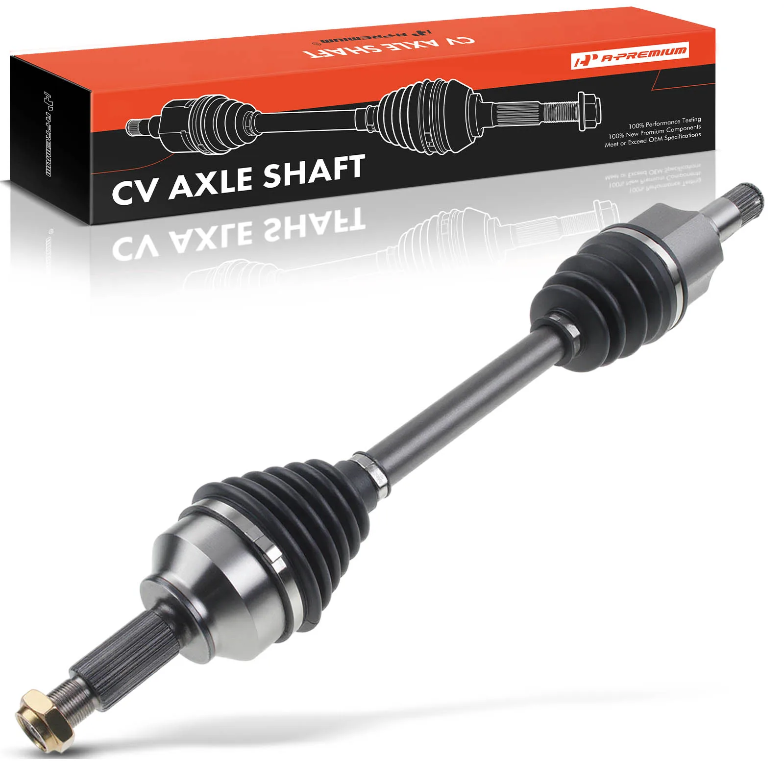 A-Premium Front Driver Side CV Axle Assembly for Jaguar X-Type 2002-2008