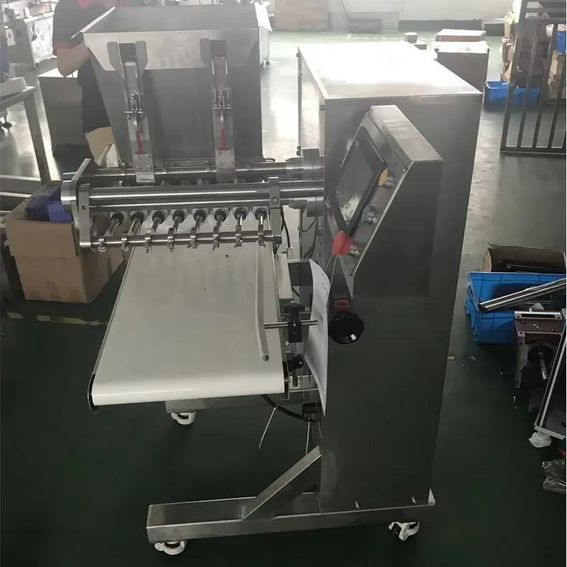 Commercial Automatic Cake Paste Depositor 6 8 10 12 Nozzles for Baked Food Filling Machine Custom