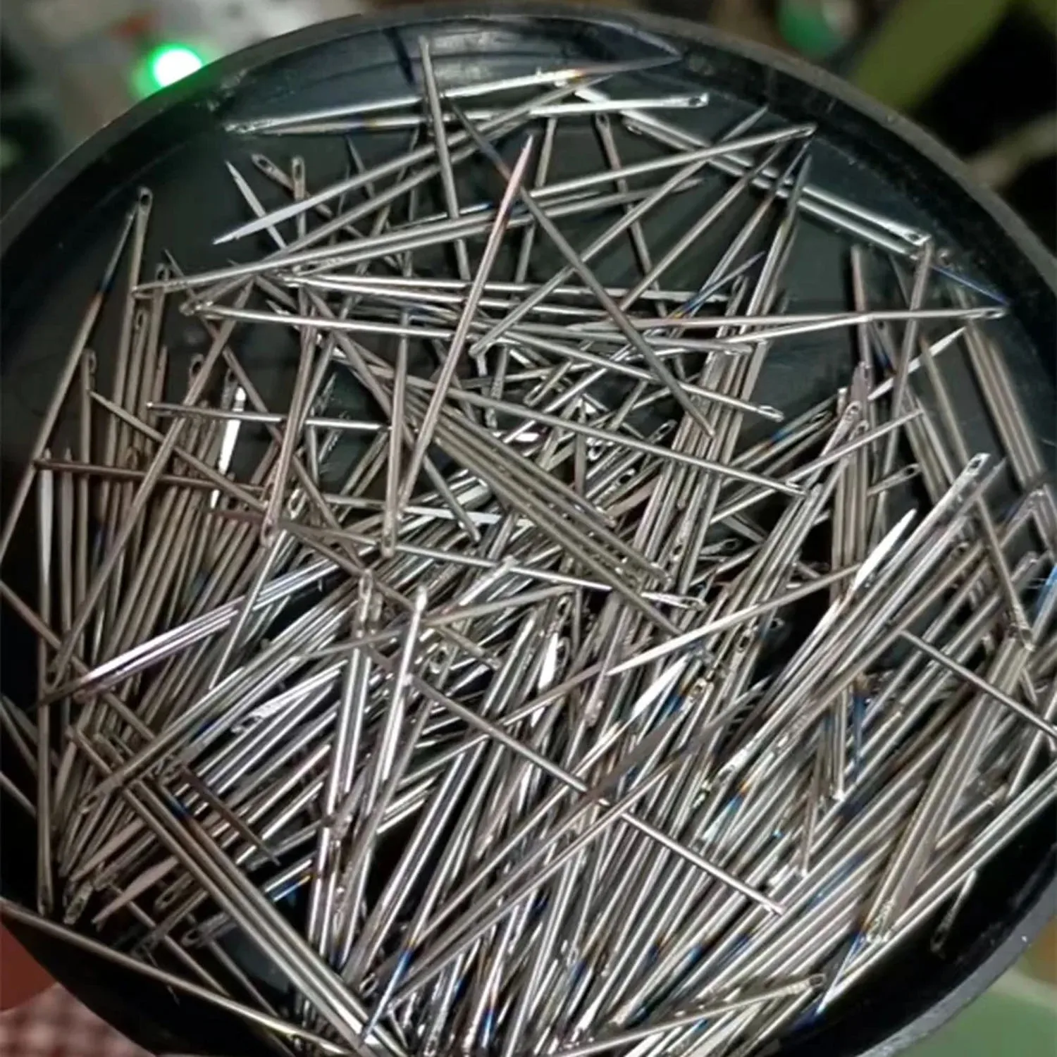 Otto aghi Strumenti per aghi per iniezione multipli per capelli per toupet, creazione e riparazione della testa di allenamento