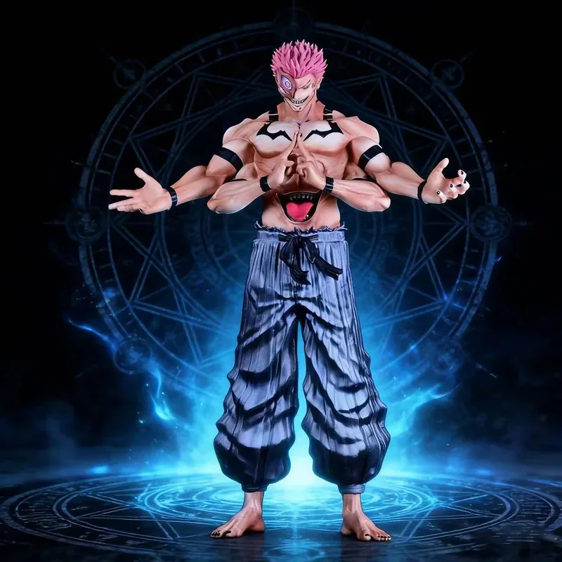 

Anime 'Jujutsu Kaisen' Two-Faced Sukuna Figurine PVC Collectible Statue Model Decoration Doll Toy Suitable as a Gift