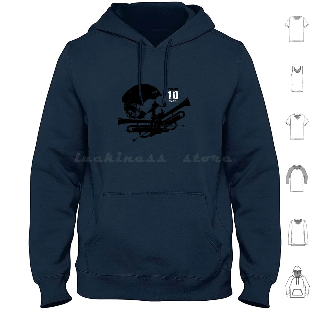 Skatalco 2a versión Sudadera con capucha de algodón de manga larga Talco Ska Punk Skinhead Skinhead Reggae Skinhead Pride Skinheadgirl Spirit Of
