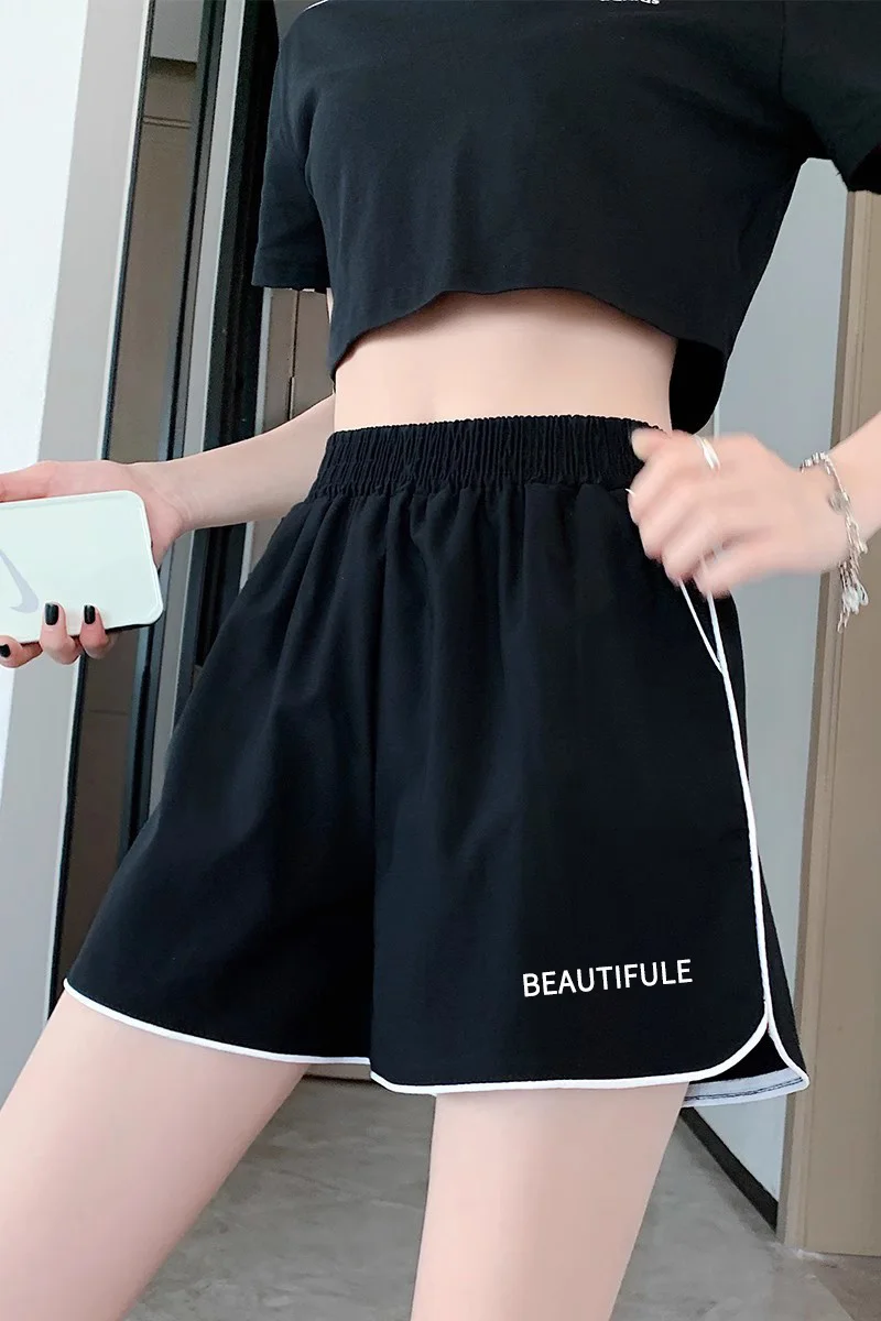 

Шорты женские элегантные офисные с высокой талией облегающие плиссированные прямые минималистичные деловые черные, белые, серые, бежевые, повседневные