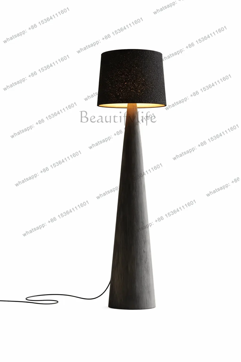 Italian living room sofa side high-end atmosphere floor-emitting body retro bedroom decoration body