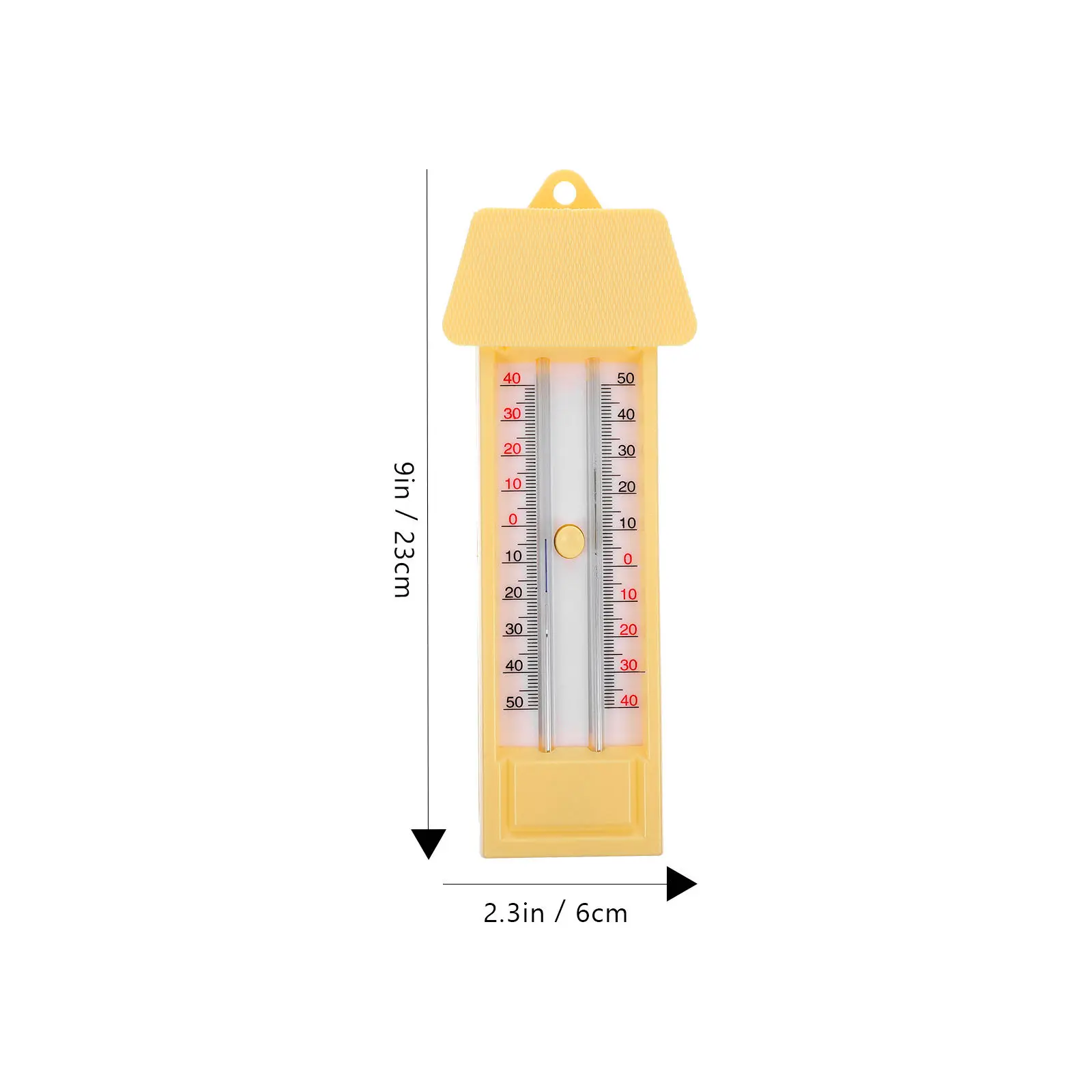 Maximum Minimum Thermometer Portable Indoor Outdoor Garden Greenhouse Dual Display Celsius Fahrenheit Temperature Measurement