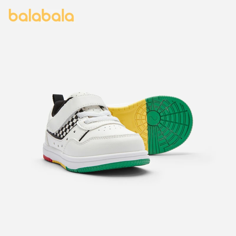 Balabala Kids Shoes Baby Walking Shoes Baby Autumn 2024 New Boys Girls Breathable Shoes Anti-slip Kids Shoes