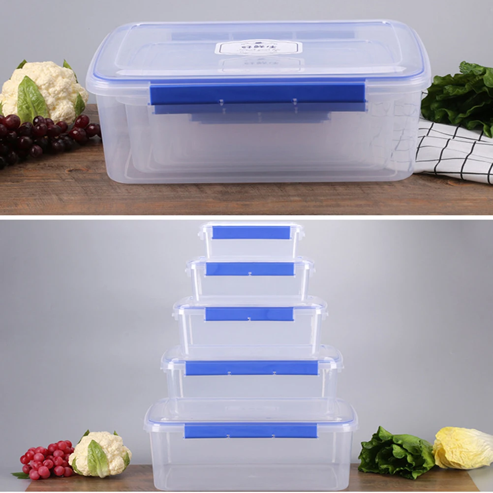 

1.5L Lunch Box Plastic Food Container Sealing Lid Heat Resistant Microwave Refrigerator Suitable for Instant Noodles Soup