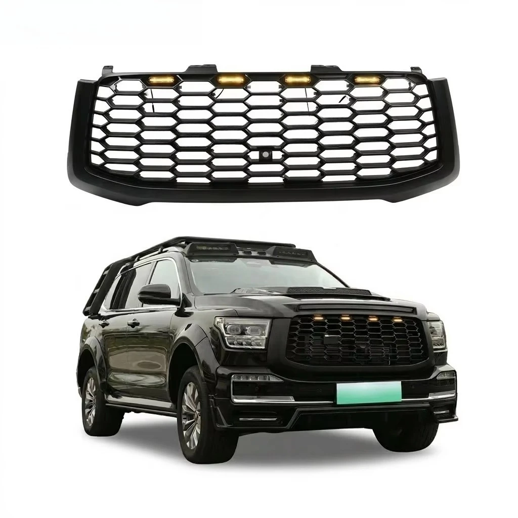 For 500 Front Upper Grill Accessory New Black Plastic Automotive Exterior Accesory