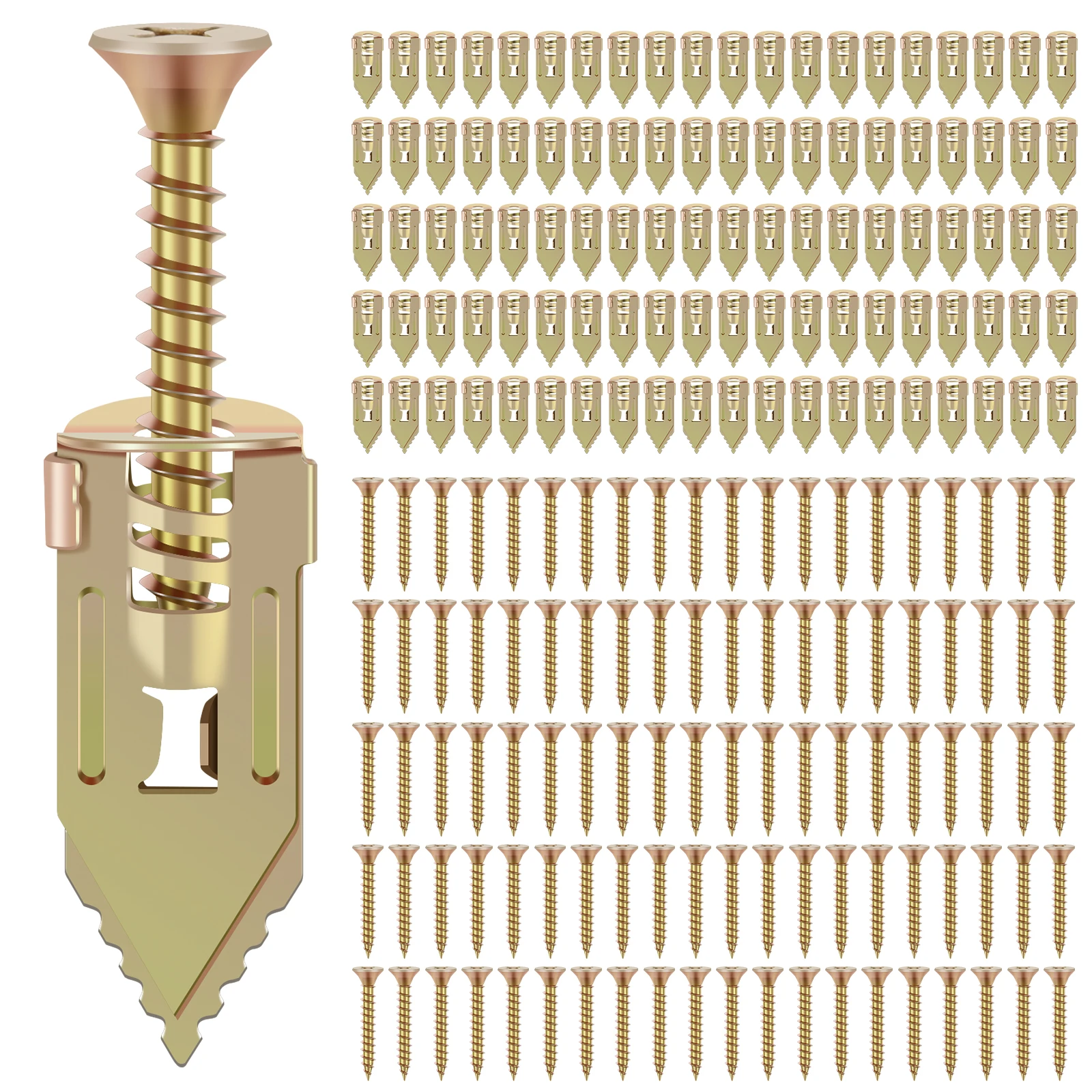 

No-Hole Self Drilling Drywall Screws Saving-Energy Self-Drilling Wall Anchors Self-Drilling Wall Anchors for Gypsum Board