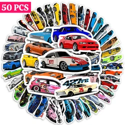 JDM Racing Car Anime Graffiti Stickers, décalcomanies esthétiques, PVC pour journal intime, ordinateur portable, bagages, planche à roulettes, jouet pour enfants, Japon