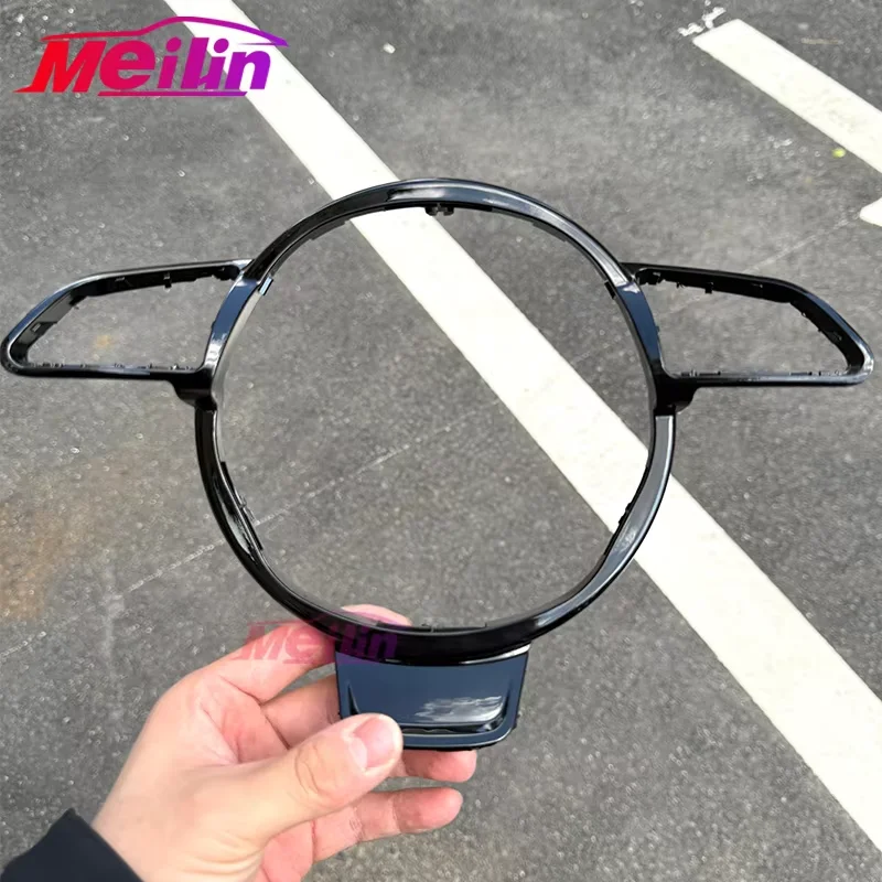 Suitable for Audi A4 B8 A6 C7 A3 8V steering wheel paint control button decoration steering wheel frame wheel rim