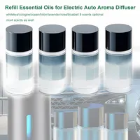Difusor de Aroma para coche eléctrico, humidificador de niebla, fragancia, Kit de recarga de aromaterapia, soporte mixto, 4 Uds.