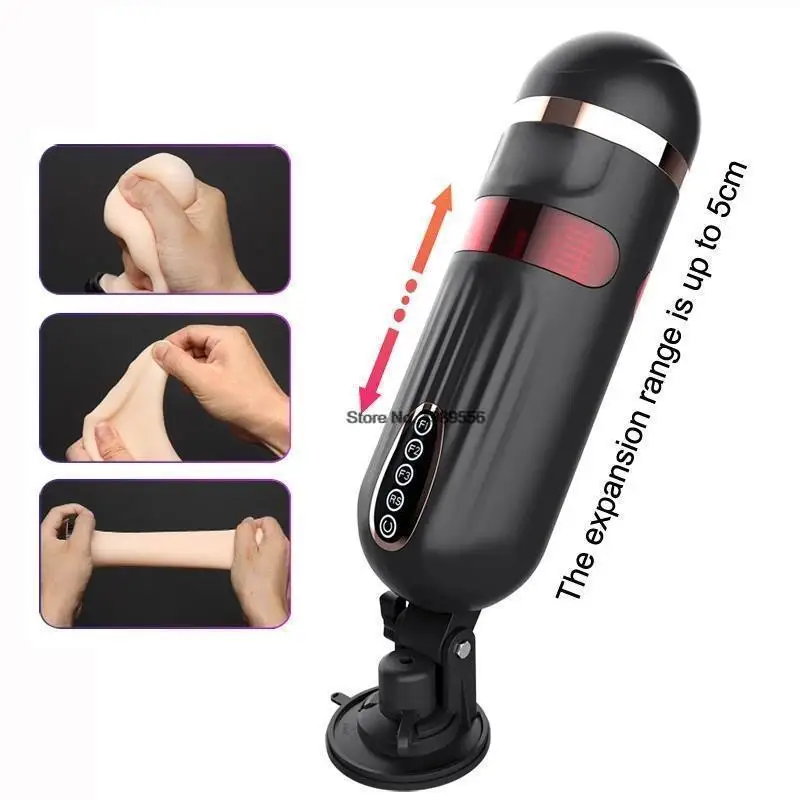 

Automatic Male Mastubator Self-propelled Masturbator Masturbation Cup Sex Toys Men Piston Moaning Telescopic Rotation Vacuum Mug