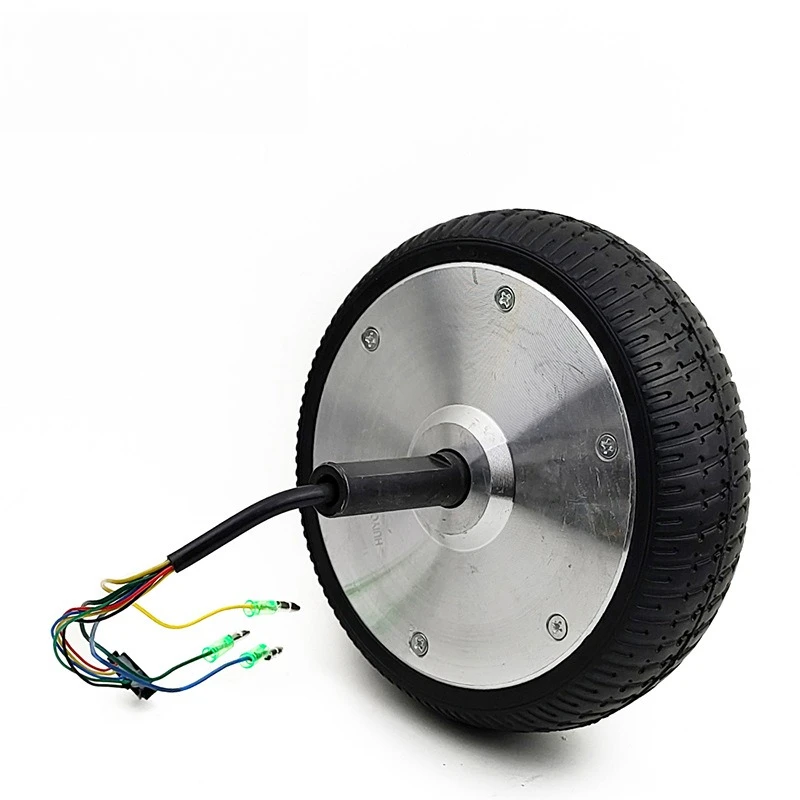 36V 6.5 Inch Self Balancing Scooter Motor, 18*2.4 Magnet Aluminum Shell Motor with Solid Tire, Cross-border Wholesale