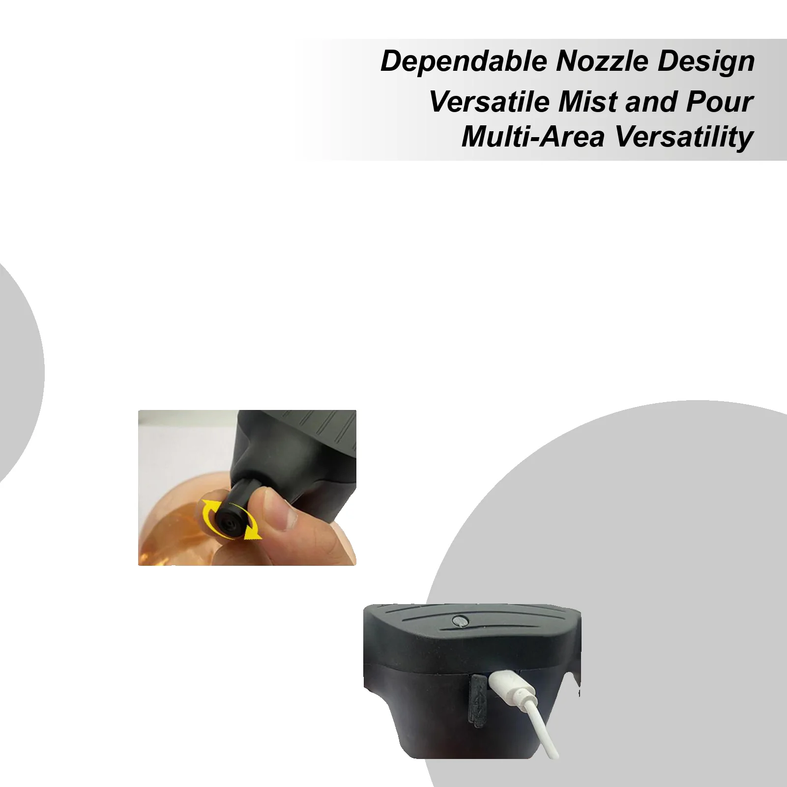 

Electric Spray Bottle Plants Watering Bottle Electric Sprayer 3000ml Gardening Waterer Automatic Irrigation Tool For Backyard