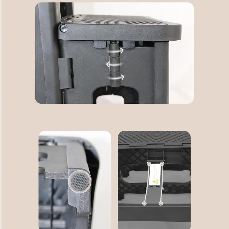 2 Step Ladder Folding Step Stool 250 Lbs Load Bedside Step Stool Closet Step Stool Wide Pedal Two Step Ladder 2 Step Folding