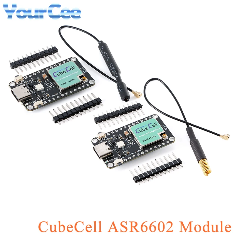 SX1262 CubeCell ASR6501 ASR6502 Development Board Module 433mhz 868mhz Cortex-M0 LoRaWAN Node Control PCB AT for Arduino