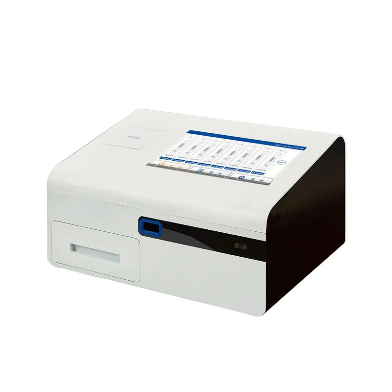 Poct 8 Kanaals Droge Fluorescentie Immunoassay-Analysator Goedkope Immunoassay-Analysator