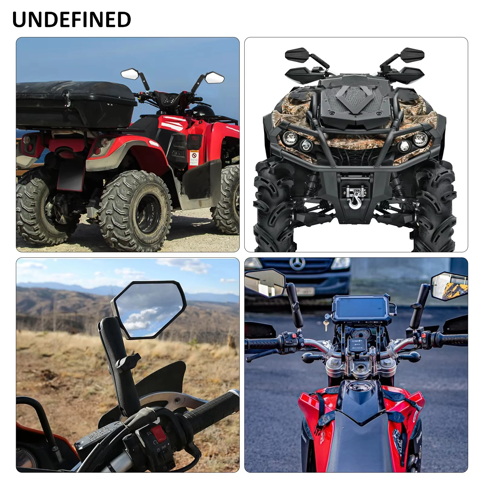 WB1 2 PCS Adventure Cruiser Off-road Motorcycle Modified Rearview Mirror For Zongshen RX125 RX500 NK125 SR150 LIFE JOY ZS150GY