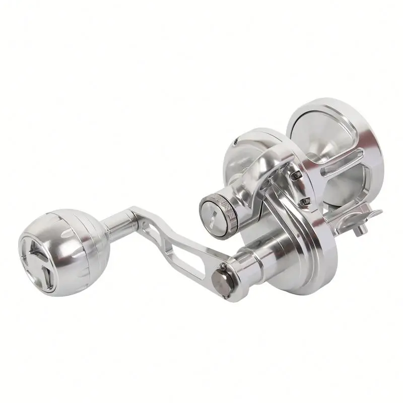 Top Rated Full Metal Jigging Fishing Big Game Overhead Reel Tuna Conventional Reel Boat Slow Pitch Jigging Reel for Saltwater