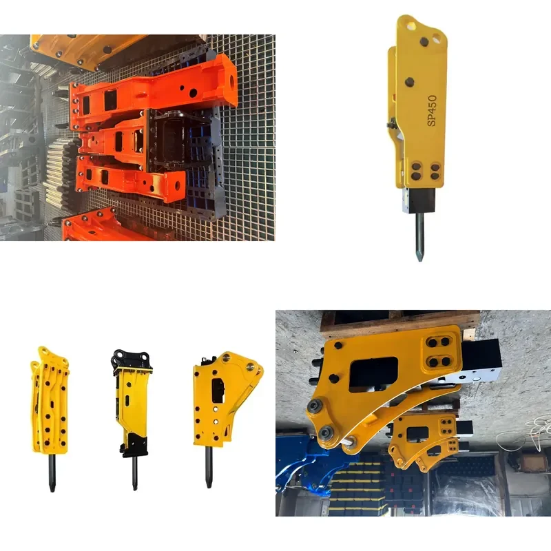 Skid loader excavator hammer RHB135 rock breaker, hydraulic hammer/hydraulic crusher chisel