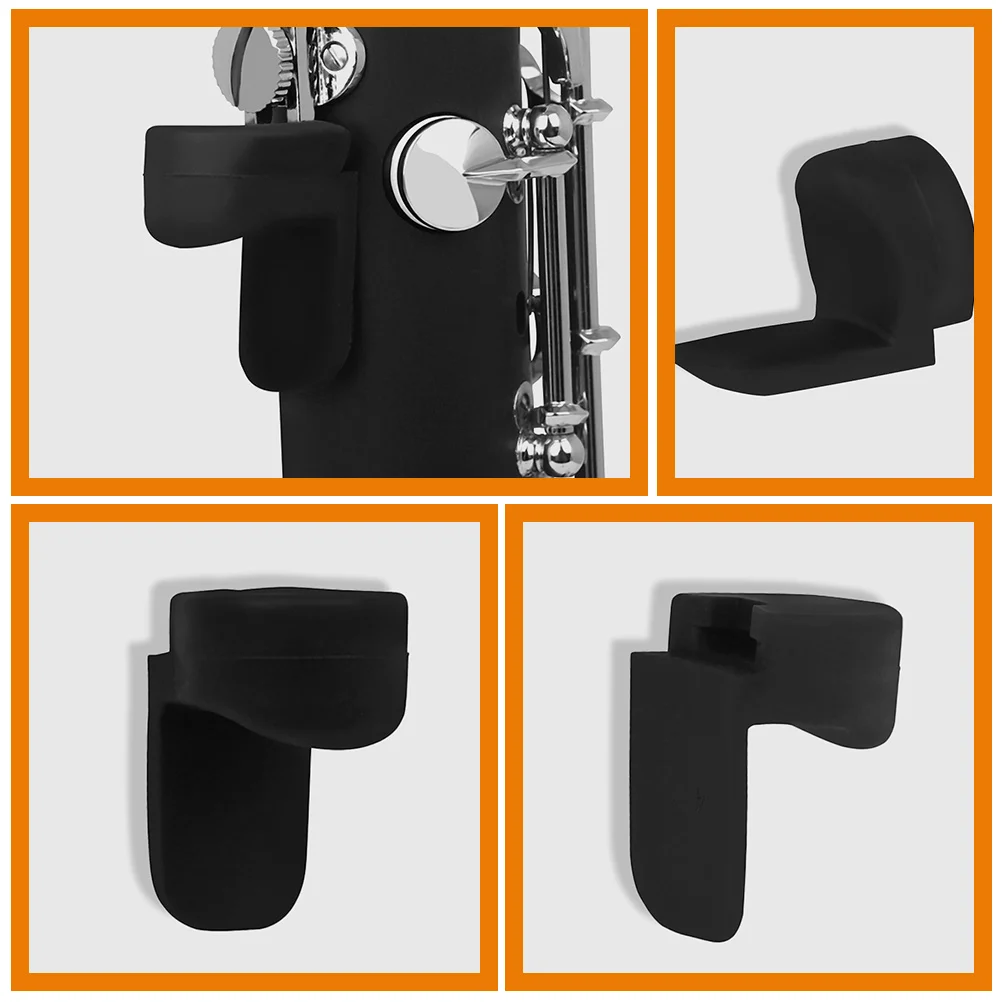 Clarinet Finger Supports Silicone Clarinet Finger Rests Round Color Handle Thumb Pad Clarinet Instrument Accessories