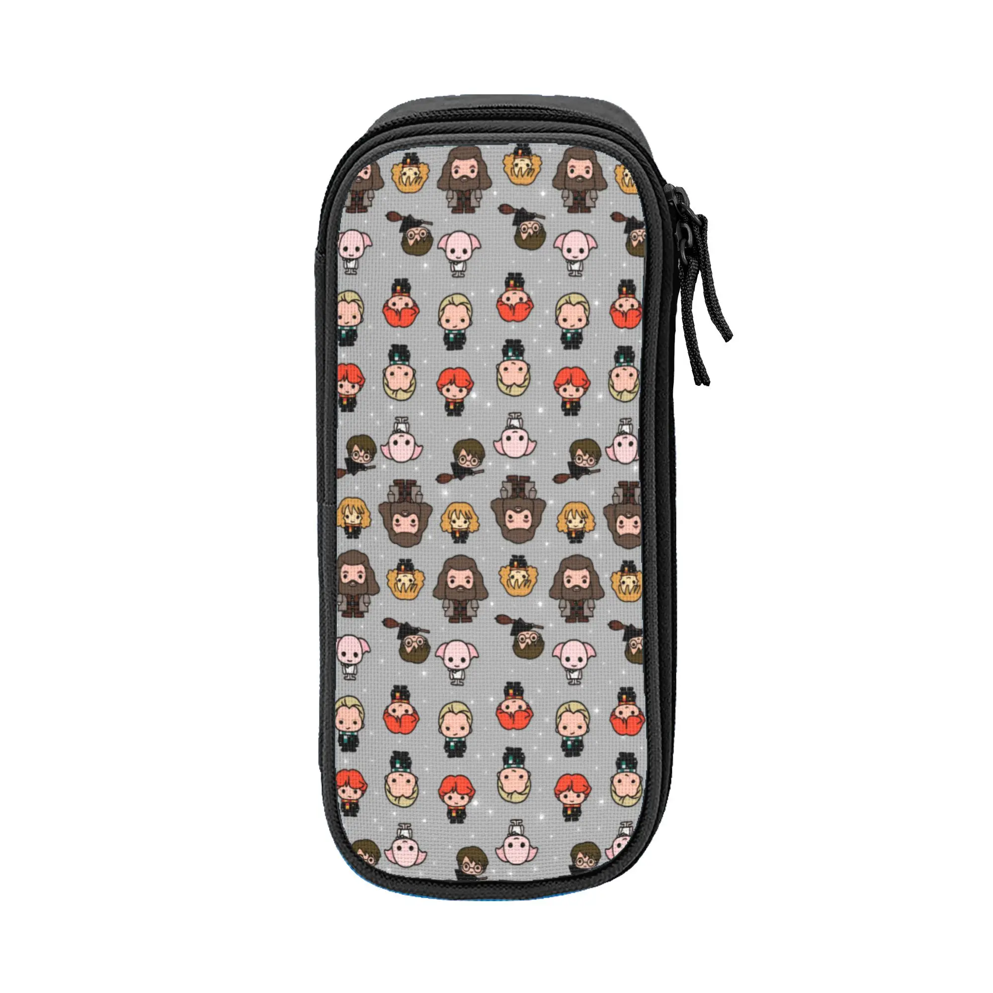 

New H-HP-P Harrys Potters Pencil Case Pencil Box Pen Box for Student Large Storage Bag Students School Zipper Accessories