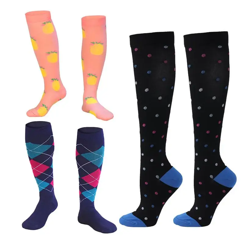 Soccer Socks Women Pressure Calf Skating Socks 1 Pair Running Accessories Maternity Socks for Women Men Athletic Running Cycling