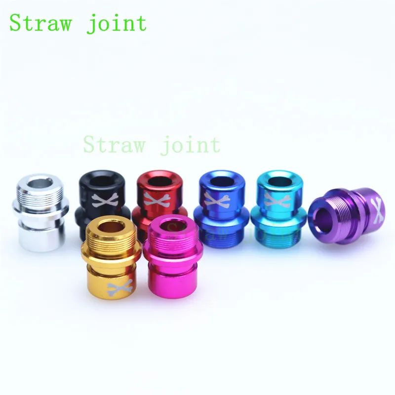 1pc YUHETEC DotAio V1 BOX Dot1 XBONE Aluminum X BONE DRIP TIP Colorful Straw Joint