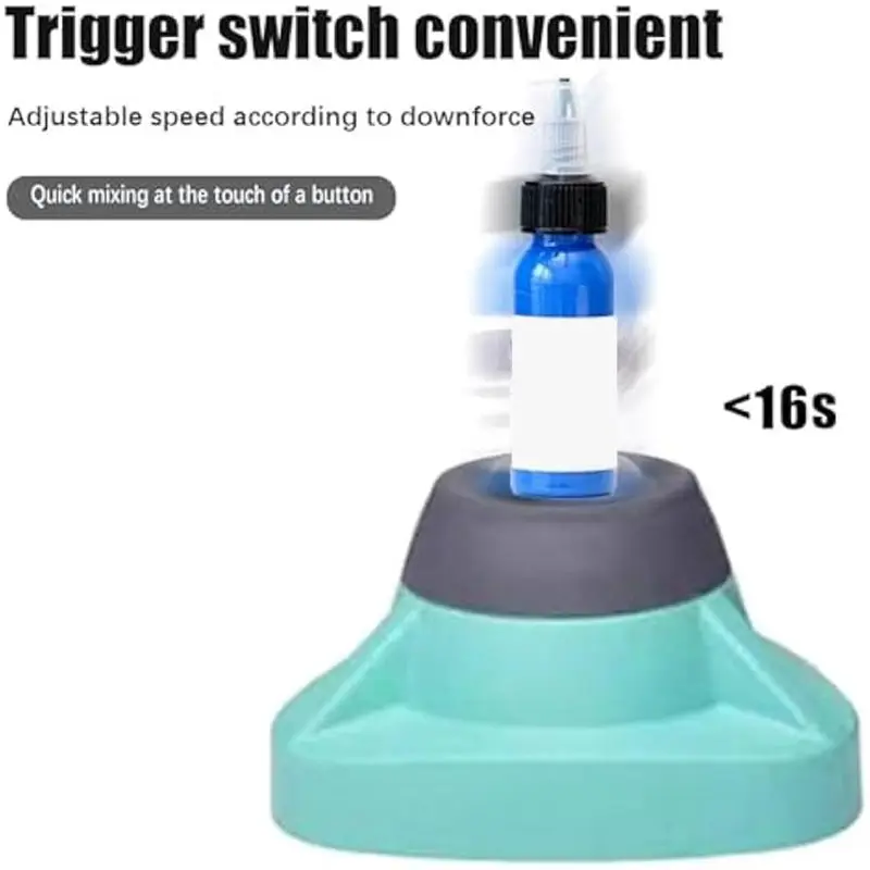 ABRW-US PLUG,Mini Vortex Mixer Tattoo Ink Pigment Mixer Powerful Swirl Shake Mixer For Acrylic Pigments Mascara Adhesives