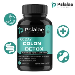 60-Day Colon Detox - Intestinal Health, Colon Cleansing & Detoxification, Promotes Bowel Movements