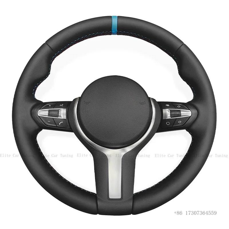 Full Leather Steering Wheel For BMW E90 E91 E92 E93 E70 E71 E72 E53 E89 E86 E84 E83 E81 E87 E82 E88 E46 E60 E38 E39 F30 F10 F20