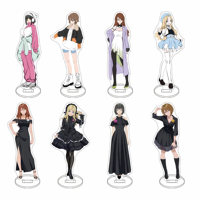 A Certain Dark Side Item ITEM Sci-Fi School Girl Acrylic Keychain Bag Pendant Urban Superpower Charm Accessory Decor Standee