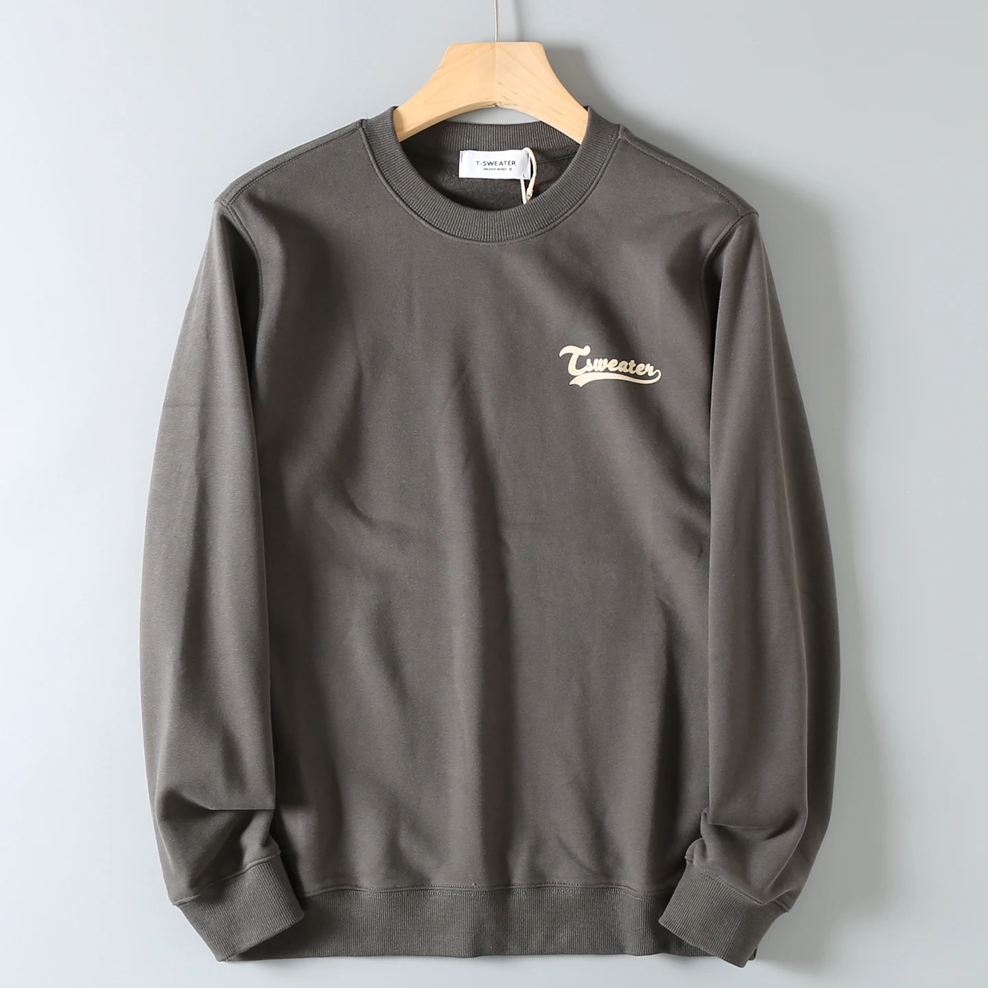 

Мужская повседневная толстовка с капюшоном Long Sve Fce на подкладке, удобная дышащая толстовка-стойка из бархатной ткани, круглый базовый слой