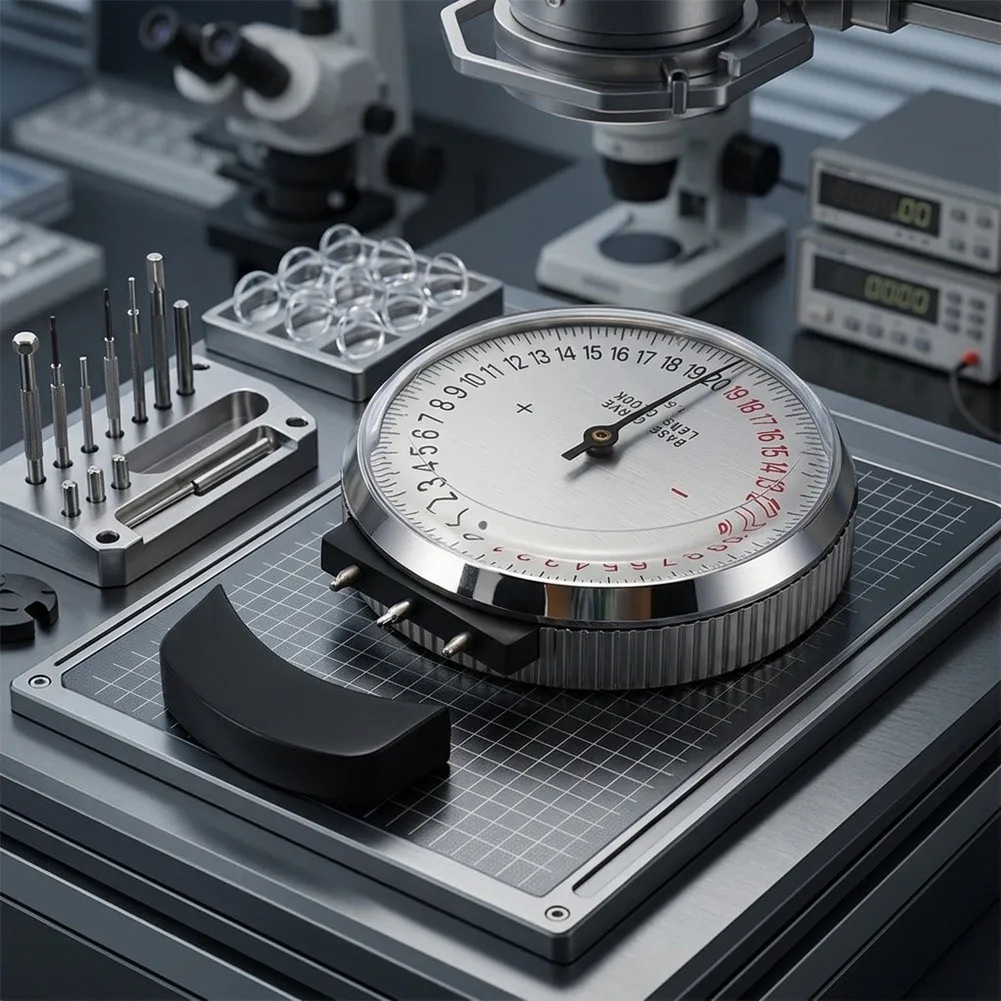 Single Use Mechanical Curvature Measuring Instrument Radius Meter For 1.53 Lenses Glass Plastic Optometry Tool Silver 60x50mm