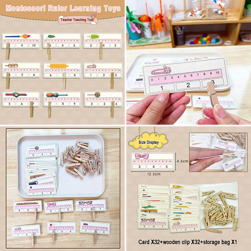 طفل الرياضيات المواد التعليمية لعبة مونتيسوري باريش كميات الإدراك مطابقة لعبة رياض الأطفال لعبة تعليمية تعليمية