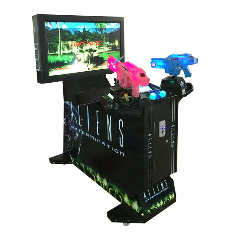 Shooting Gun Arcade Game Machine coin operated games For Sale aliens 2 player shooting game