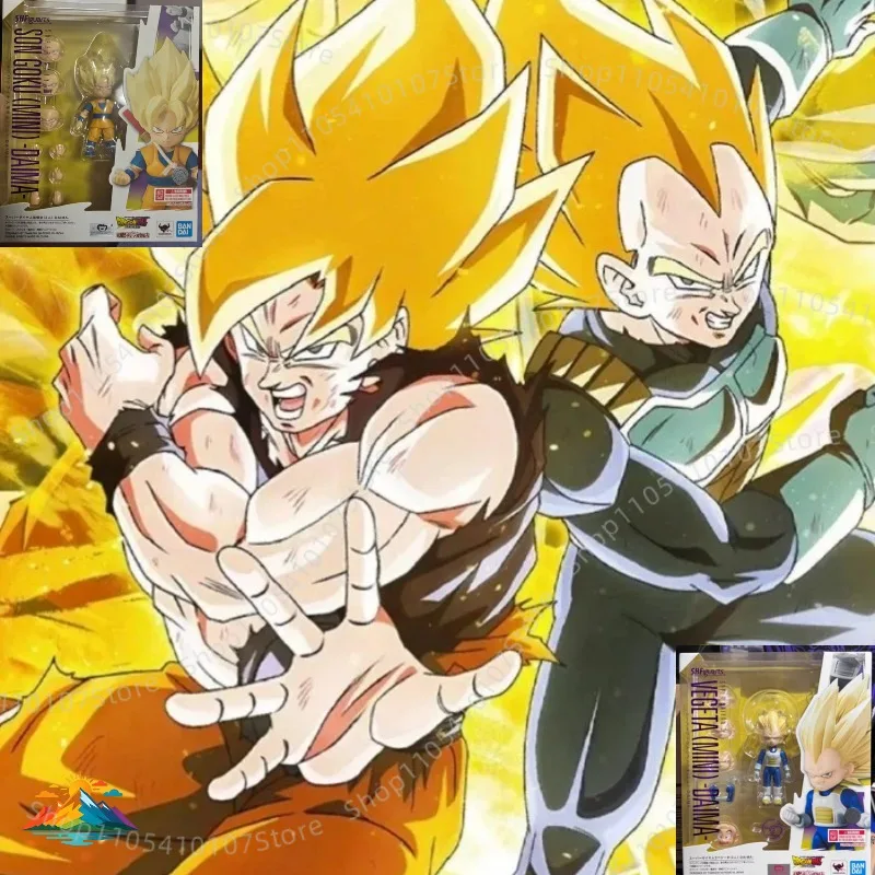 

В наличии: 100% оригинальная фигурка Bandai S.H.Figuarts Dragon Ball DAIMA Son Goku из ПВХ, аниме-фигурка, модель, кукла, подарок, игрушка