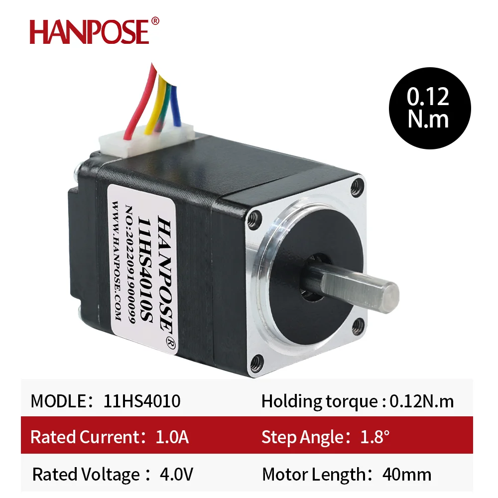 NEMA11 hybrid schrittmotor 11HS281 0 3410 5010 28x28x3 4mm 0,17 N.m 2 phasen 4 drähte 1,8 grad für 3D Medizinische maschinen