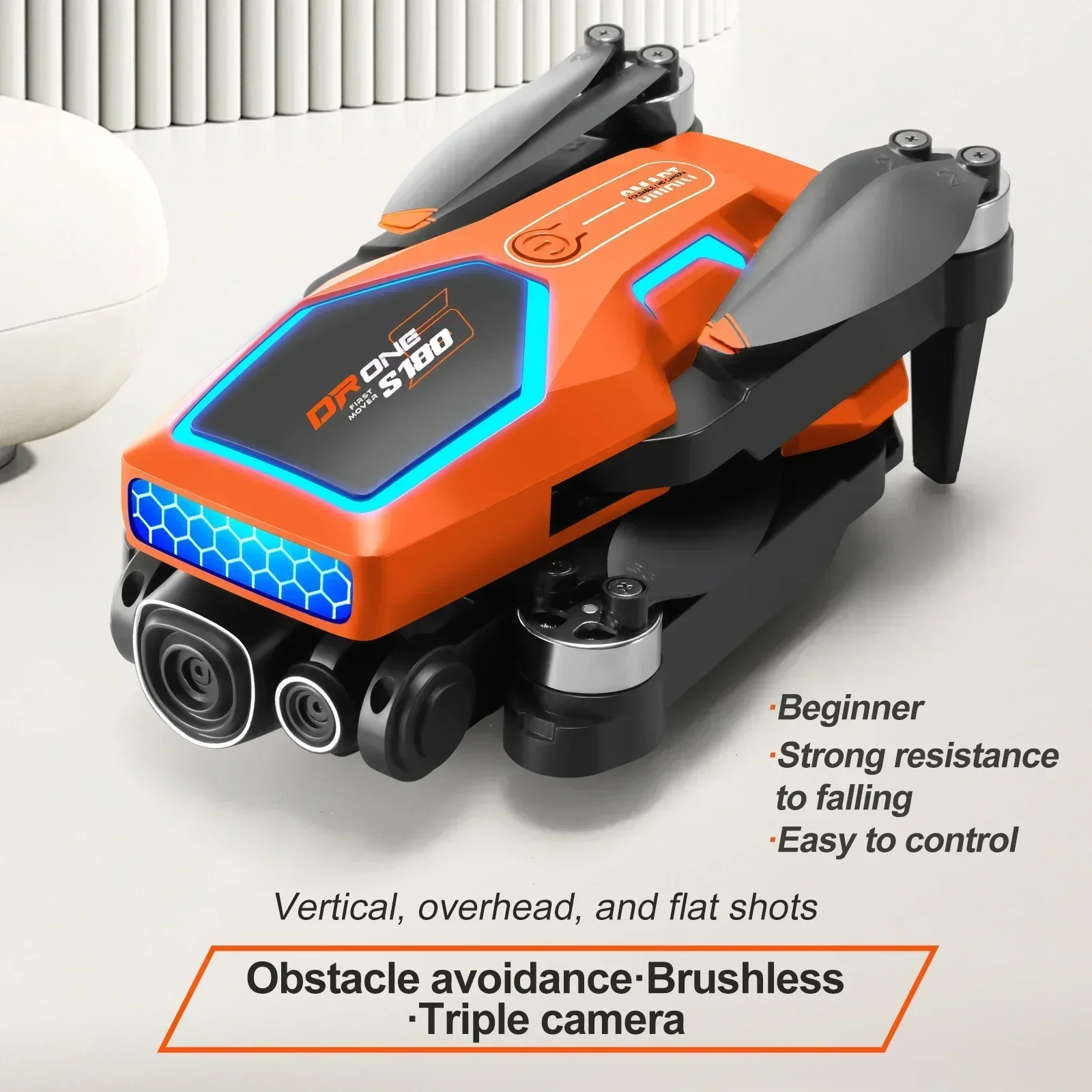 Flusso ottico S180 360 ° Drone GPS 5G WiFi 8K doppia telecamera ESC ad alta definizione per evitare ostacoli motore brushless RC pieghevole