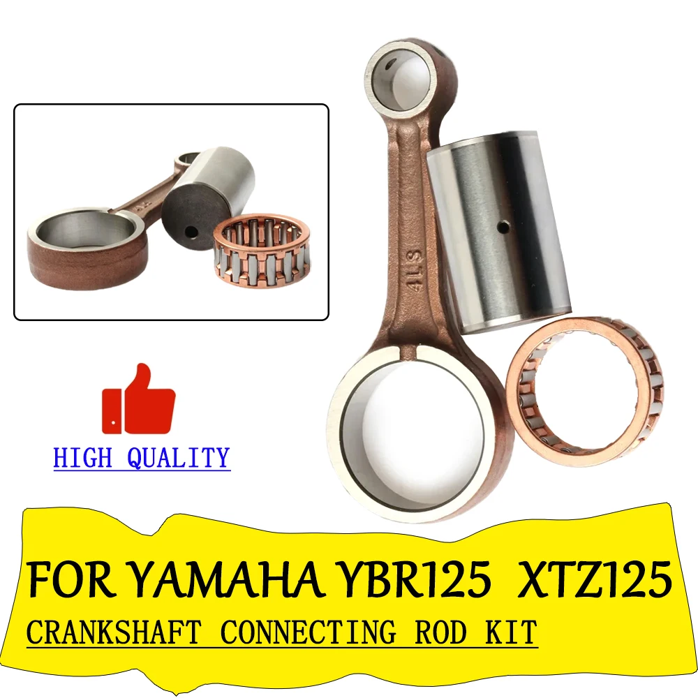 

For YAMAHA YBR125 XTZ125 Crankshaft Connecting Rod Kit Motorcycle Engine Parts Motorbike Repair Accessories High Quality