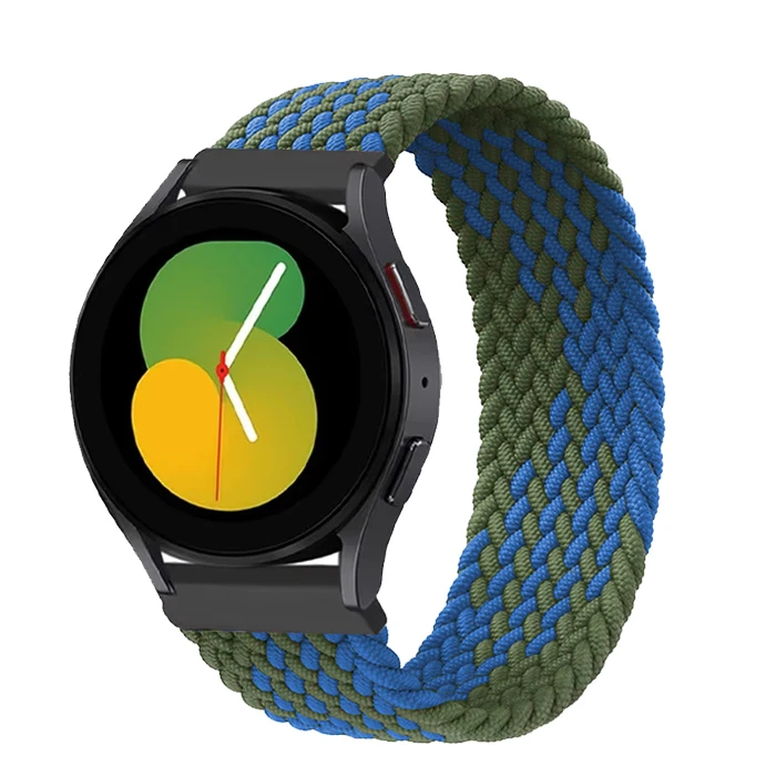 20mm 22mm Elastic Solo Band for Samsung Galaxy Watch 7 6 5 4 40mm 44mm 6Classic Bracelet Correa for Huawei Watch GT5 4Pro Strap