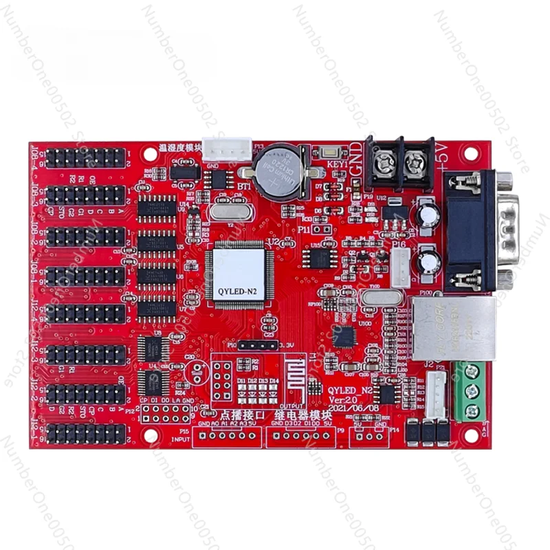 Modbus Control Network Port 485 Port Text Led Display Kanban System Control Card PLC Configuration Software