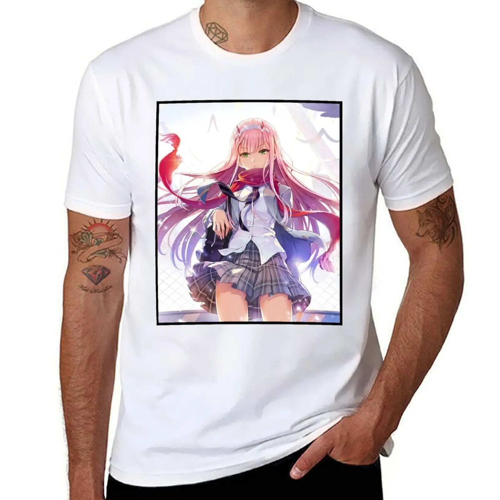 

ZERO TWO - DARLING IN THE FRANXX T-Shirt Holiday Party T-Shirt for Men